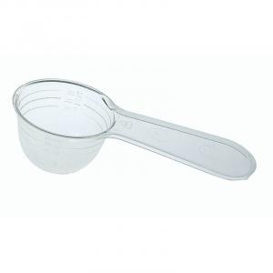 Measuring cup for dishwasher powder