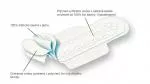 Organyc Night pads with wings Heavy (10 pcs) - 100% bio-cotton, 4 drops
