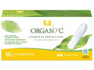 Tampons Regular (16 pcs) - 100% organic cotton, 2 drops