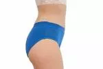 Pinke Welle Menstrual Panties Bikini Blue - Medium Blue - htr. and light menstruation (S)