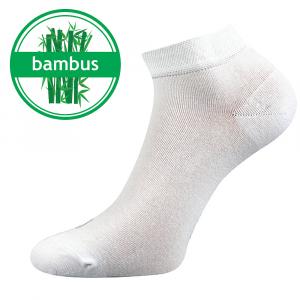 Bamboo socks low white