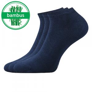 Bamboo low socks dark blue