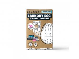 Washing egg for white linen for 50 washes fresh cotton