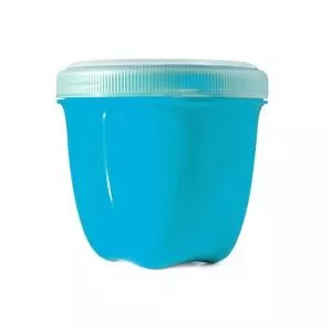 Preserve Snack box (240 ml) - blue - made of 100% recycled plastic