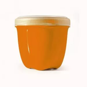 Preserve Snack box (240 ml) - orange - made of 100% recycled plastic