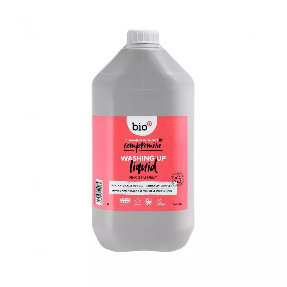 Bio-D Dishwashing detergent with grapefruit scent hypoallergenic - canister (5 L)