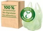 Swirl Biocompostable bags with handles (6pcs) - 35 l