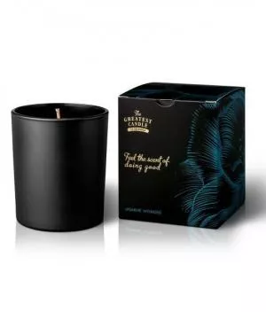 The Greatest Candle in the World Scented candle in black glass (170 g) - jasmine miracle