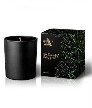 The Greatest Candle in the World The Greatest Candle Scented candle in black glass (170 g) - mojito