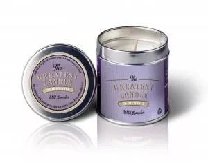 The Greatest Candle in the World Scented candle in a tin (200 g) - wild lavender