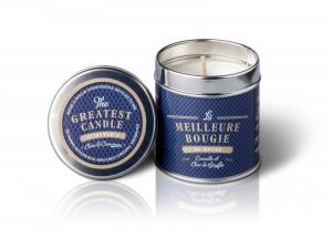 Scented candle in a tin (200 g) - cloves and cinnamon