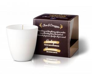 Scented candle in glass (130 g) - cloves and cinnamon