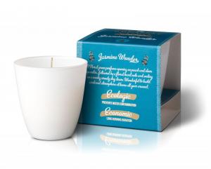 Scented candle in glass (130 g) - jasmine miracle