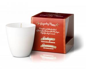 Scented candle in glass (130 g) - darjeeling flower