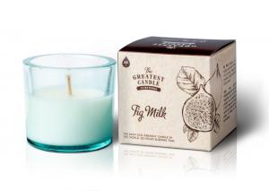 Scented candle in glass (75 g) - fig