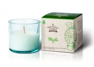 The Greatest Candle in the World Scented candle in glass (75 g) - mojito