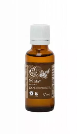 Tierra Verde Cedar BIO Essential Oil (30 ml) - masculine and soothing scent