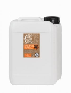 Chestnut shampoo for strengthening hair with orange (5 l)