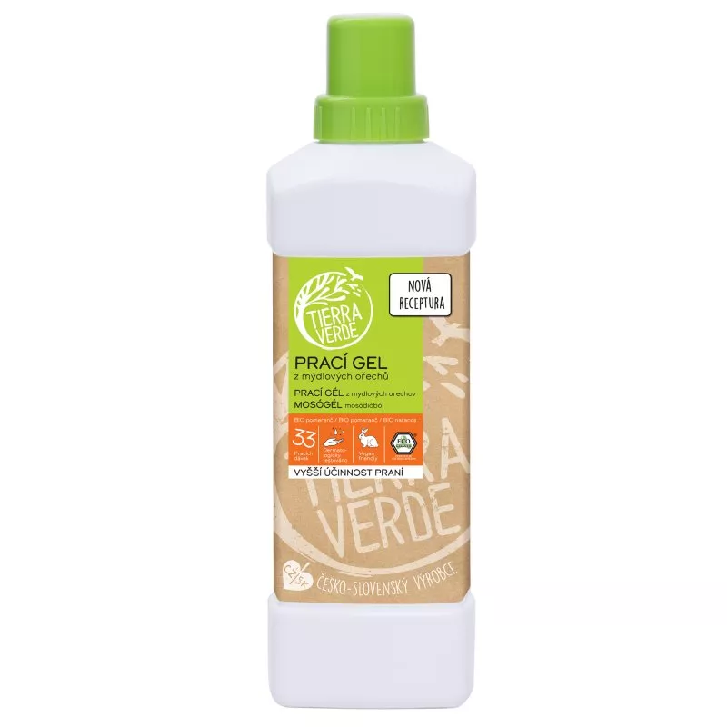 Tierra Verde Washing gel with BIO orange - INNOVATION (1 l)