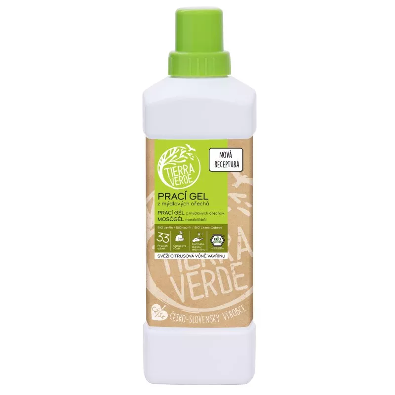 Tierra Verde Laundry gel with organic laurel - INNOVATION (1 l)