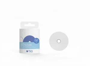 TIO Dental floss with mint flavour - from castor oil