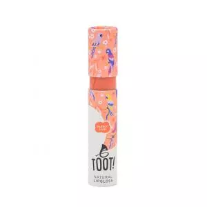 TOOT! Natural peach lip gloss - Parrot Glam (5,5 ml) - suitable for sensitive and allergic people