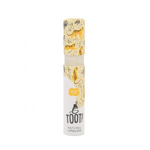 Natural lip gloss transparent with golden shimmer - Cheetah Glow (5,5 ml) - suitable for sensitive and allergic lips