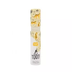 TOOT! Natural lip gloss transparent with golden shimmer - Cheetah Glow (5,5 ml) - suitable for sensitive and allergic lips