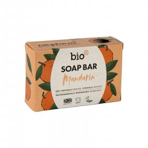 Solid soap with mandarin scent