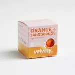 Velvety Bath bomb with sea buckthorn oil - Orange - muffin (45 g)