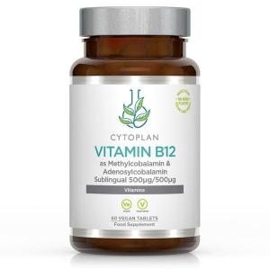 Vitamin B12, 1000 µg Bioactive under the tongue, 60 tablets