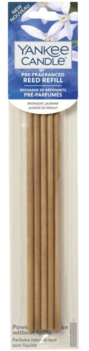 Yankee Candle Pre-Fragran.Reed Midnight Jasmine diffuser refill 5x reeds