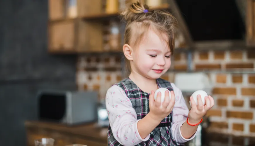 From when can a child safely incorporate egg whites into their diet?