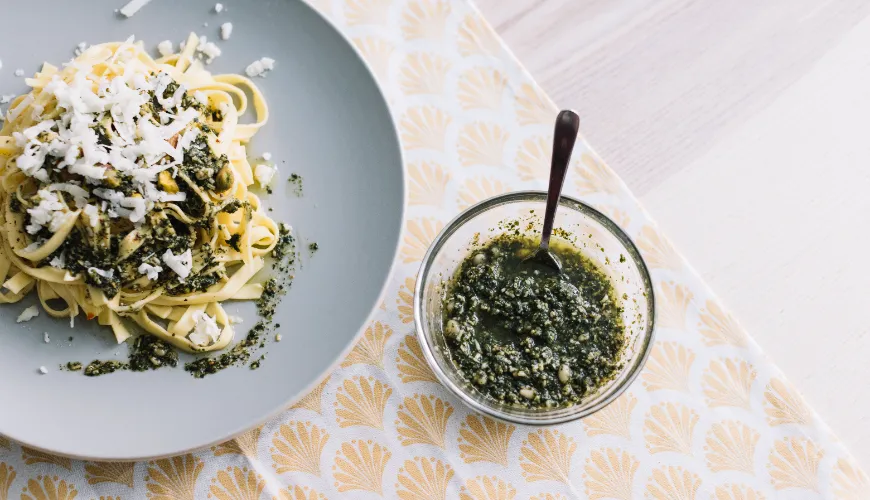 Homemade pesto brings the taste of Italy to your kitchen