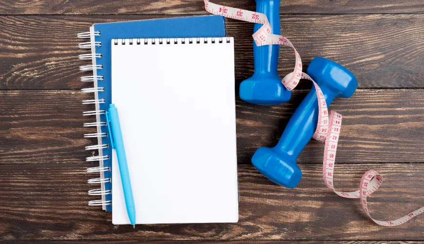 The fitness diary will bring you closer to your dream goals