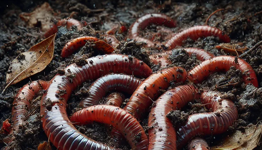 California earthworms are undemanding helpers in the garden