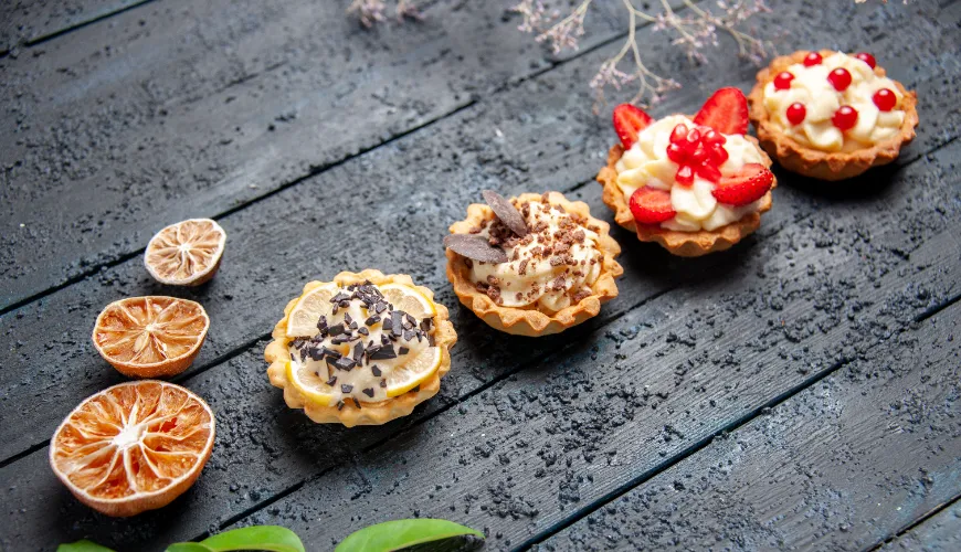 Surprise your guests with luxurious tartlets with a unique flavor