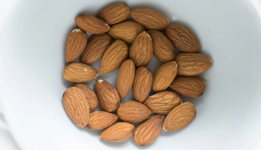 Blanching and peeling almonds step by step