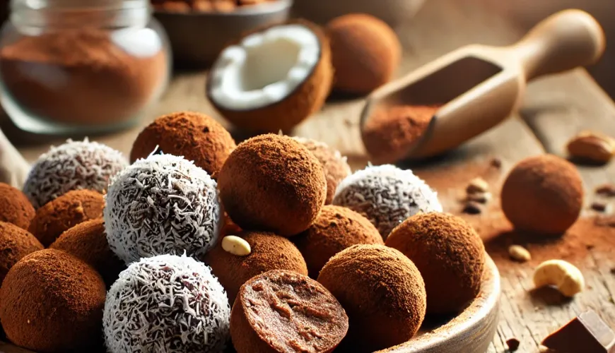 Try homemade no-bake balls and sweeten your day