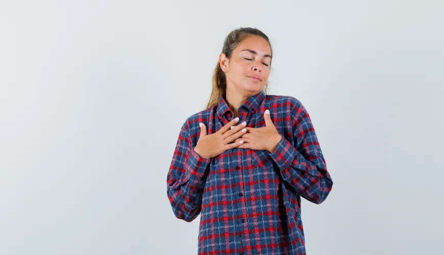 Why does stress cause chest pain and how can you address it?